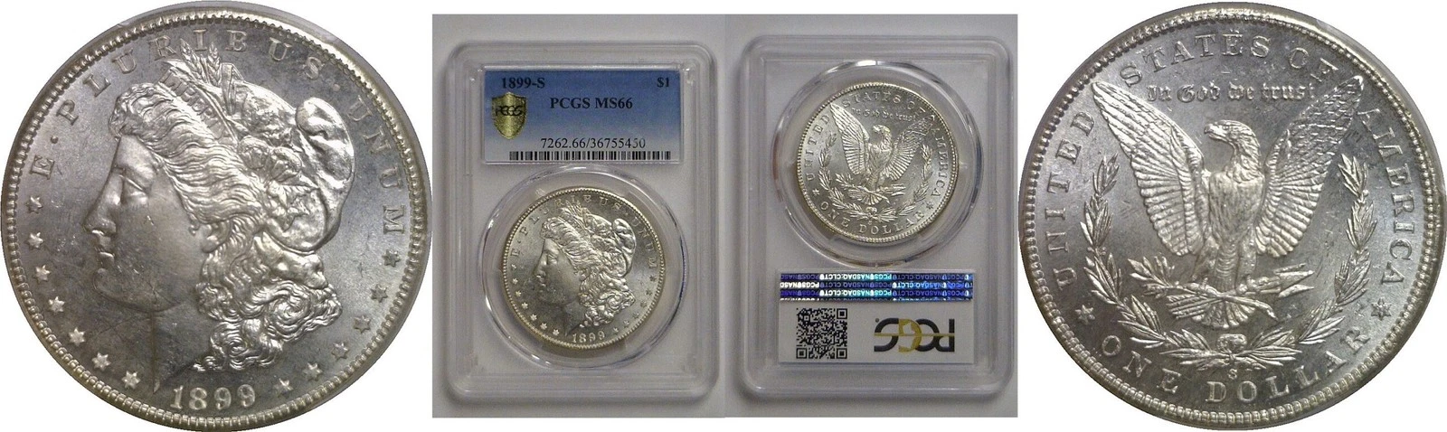 1899-S Morgan Dollar   PCGS MS-66