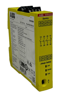Neu ABB 2TLA010051R0100 Sentry Sicherheit Relais SSR20M Jokab