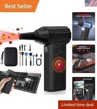 Eco-Friendly Rechargeable Air Duster - 4-Speed 30,000 RPM for Home Outdoor