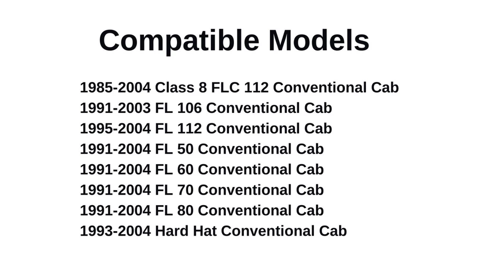 Fits 85-04 Freightliner FL106 FL112 FL50 FL60 FL70 FL80 FLC112 Door Window Glass Foto 4 de 4