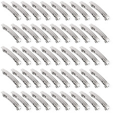 AUEAR, French Barrette Iron Rectangle Hair Clips for DIY Clip Craft Bows 50 Pac