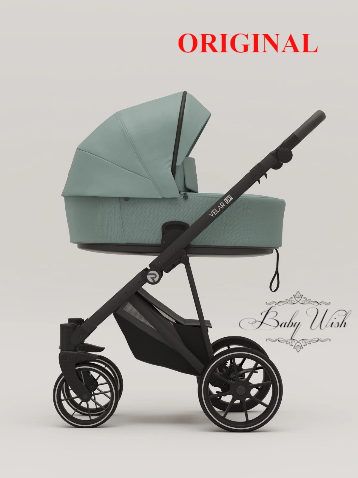 RIKO VELAR UP BABY STROLLER PRAM 2in1 CARRYCOT + PUSHCHAIR