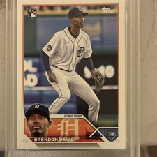 Topps 2023 Series 2 Brendon Davis #494 Detroit Tigers Rookie Baseball Card