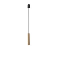 Pendelleuchte Messing Rund Ø5,5Cm Modern Design Zylinder Esstisch Lampe HäNgend