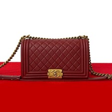 Chanel Boy Chanel Lambskin Shoulder Bag