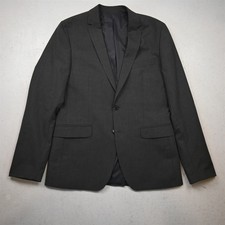 Calvin Klein 36R Gray Slim Mens Blazer Suit Jacket Sport Coat