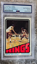 1972-73 TOPPS SIGNED ROOKIE CARD NATE WILLIAMS KINGS JAZZ WARRIORS # 151 PSA DNA