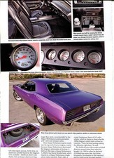 1970 Plymouth Barracuda Gran Coupe Mods 7 Pg Color Article Mopar