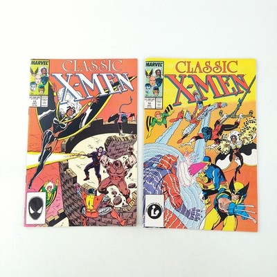 Classic X-Men #11 #12 Lot VF+ (1987 Marvel Comics)