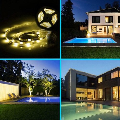 3M/5M Solar LED Stripe Streifen 2835 SMD Lichtband Lichterkete Außen Wasserdicht - Bild 9 von 34