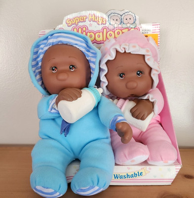 New Goldberger Super Hugs Lollipalooza Twins Baby Doll Rubber