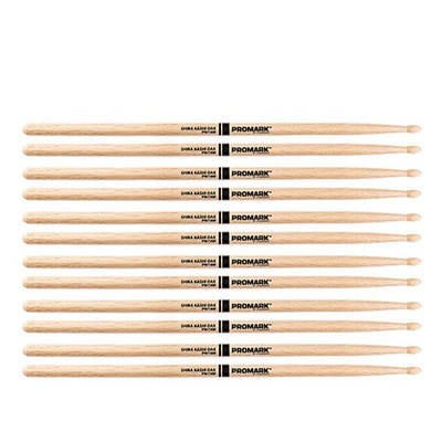 6 PACK Promark PW7AW Japanese Shira Kashi White Oak 7A Wood PW7AW-6