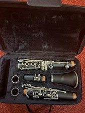 B flat Clarinet by Academy Scholarship series in soft case.