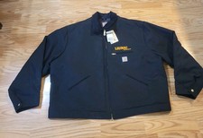 Carhartt Men's 3XL Regular Detroit Jacket Coat Blanket Lined Black J001 READ