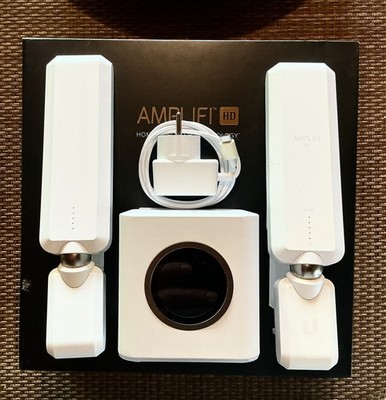 Ubiquiti AmpliFi HD Wi-Fi System & 2 MeshPoints Wireless Router 4-Port-Switch