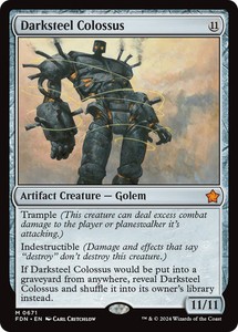 Darksteel Colossus #671 Foundations Mythic