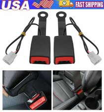 Usa Car Seat Belt Latch Buckle Safety Belt Buckle Plug Adapter W Warning Cable