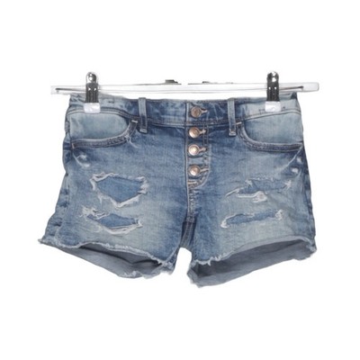 Abercrombie Kids, Jeans Shorts, Größe: 128, mid-rise midi short, Blau #QTI