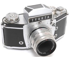 Ihagee Exakta Varex IIa 35mm SLR camera w. Zeiss Jena Tessar 3.5/50mm lens fro