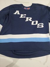 Vintage Houston Aeros SP Jersey Size Adult XL Made In Canada!