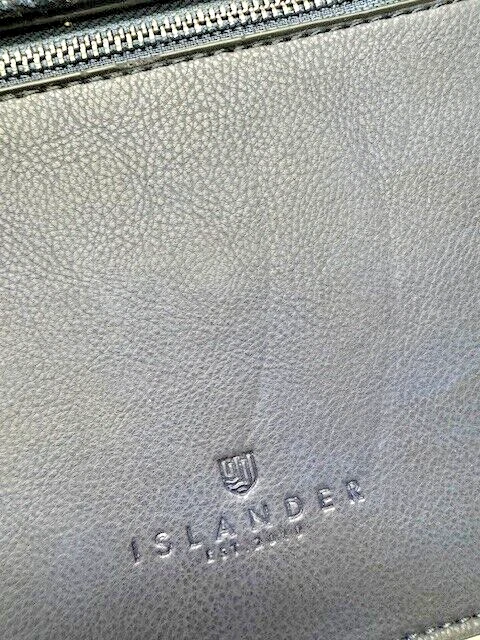 Bolso de Mano Islander Mediano Cartera con Harris Tweed-Azul Marino Sobre Cuadros *Nuevo-Sin Correa Foto 3 de 4