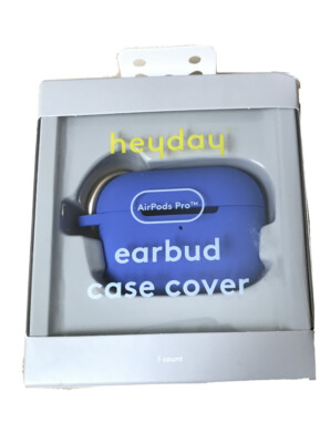 Heyday NEW AirPod Pro Earbud Case Cover Silicone Wireless Charging Blue 