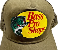 Bass Pro Shops Hat Outdoor Fishing Baseball Trucker Mesh Cap Adjustable SnapBack