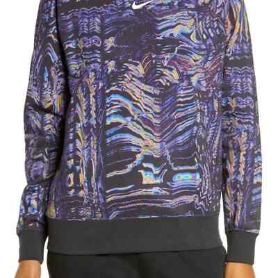 nike women's dance fleece crew