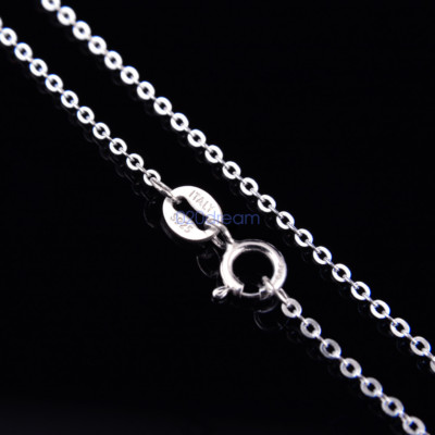 5X Real Solid 925 Sterling Silver Flash Chain Necklace All Sizes