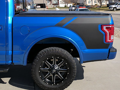 2015-2018 Ford F-150 Bed Graphics Side Vinyl Decal Stripes F150 - Pair 
