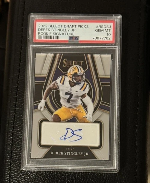 Derek Stingley Jr. Panini Select Draft Picks Rookie Signatures #RSDSJ Base