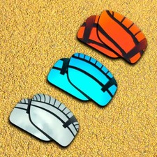 3 Pairs Lenses Replacement for-Costa Del Mar Caballito Polarized-Silver Blue Red
