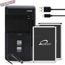 3220mAh Spare Battery USB Charger for LG Phoenix 4 LM-X210A Li-ion Extended Slim