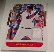 2021 Donruss KEIBERT RUIZ Memorabilia JERSEY/ PATCH Rookie Card #87M-KR MINT