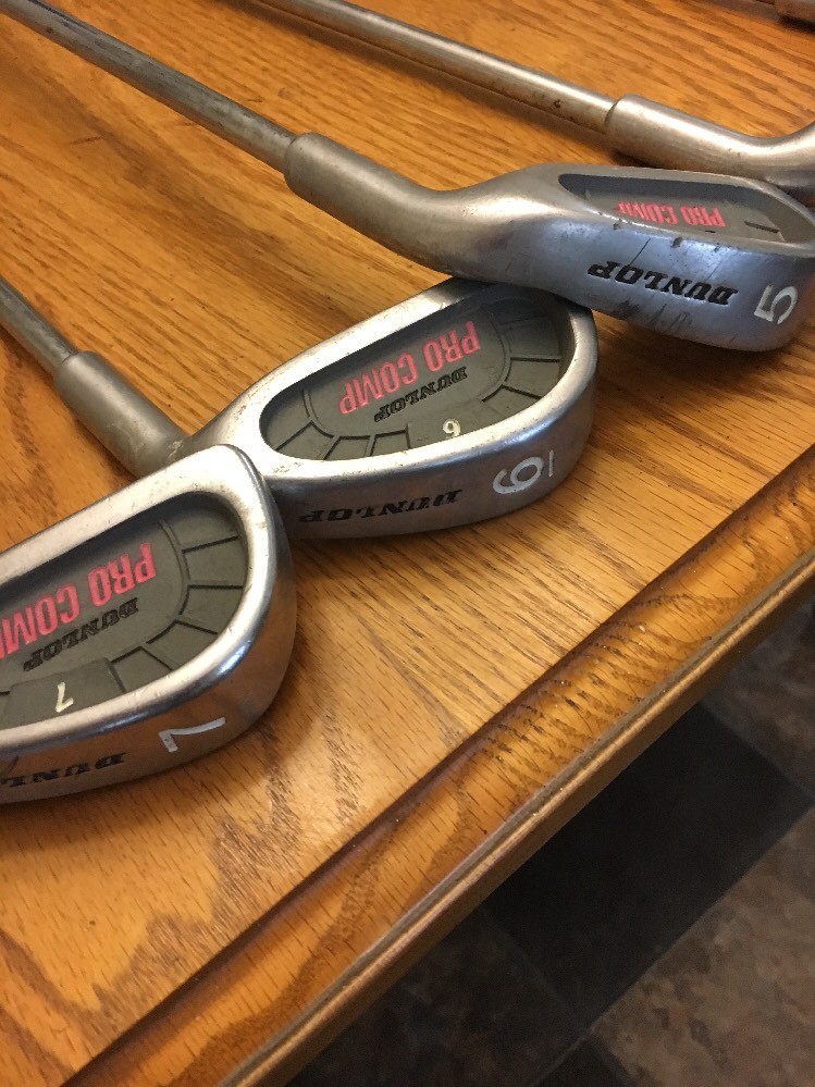 Dunlop Golf Clubs Pro Comp Set Of Golf Irons Golf Woods Drivers | eBay