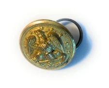 US Navy Eagle With Anchor 7/8” VTG Brass Button By Jacob Reed’s Sons Phila.