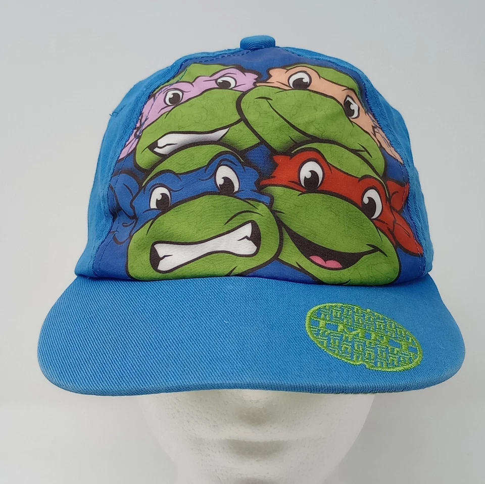 TMNT Teenage Mutant Ninja Turtle Blue Group Jóvenes Niños 2016 Viacom Gorra Sombrero Foto 2 de 4