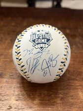 Max Scherzer Signed 2016 All Star Baseball PSA DNA Coa Jon Lester Goldschmidt