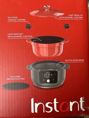 Instant Gourmet Dutch Oven 6 Quart New Open Box - Picture 5 of 6