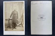 Martin Tupper, Vintage Schriftsteller CDV Album Print.Martin Farquhar Tupper,geb.