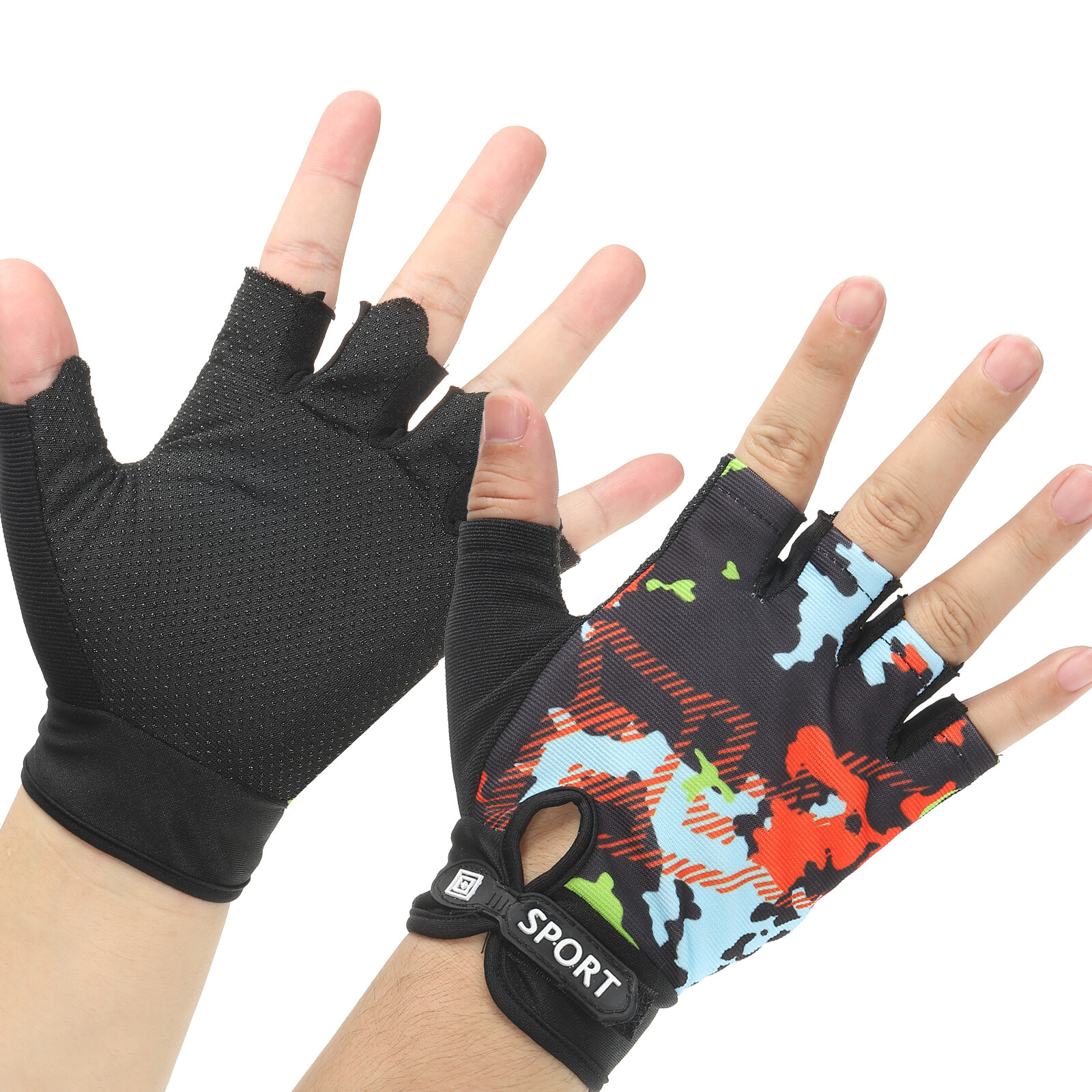 Weight Lifting Gloves for Men and Women Fitness Size XL, Camouflage Red