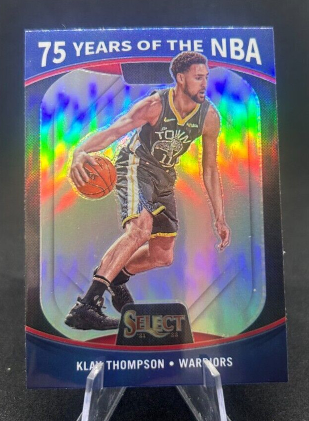 Klay Thompson 2021 NBA Panini Select "75 Years of the NBA" #60 Warriors