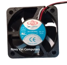 Top Motor 40mm x 40mm x 10mm 2x ball bearing Fan DF124010BM-3G with screws