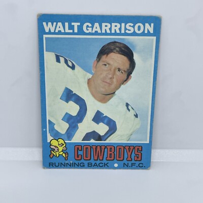 1971 Topps #8 Walt Garrison Near Mint+ RC Rookie Cowboys | eBay