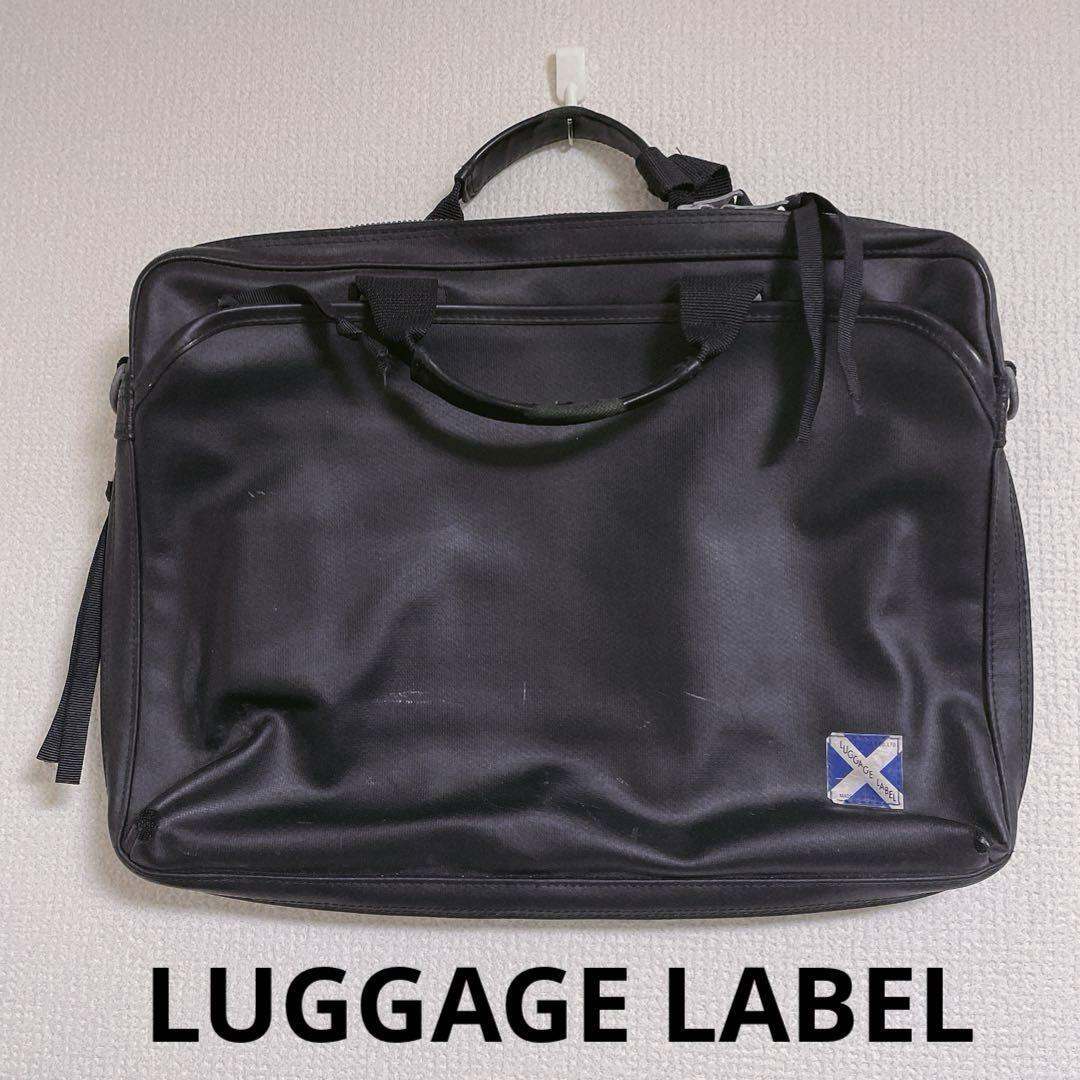 Black Business Shoulder Bag – Slim & Stylish LUGGAGE LABEL Design  -image