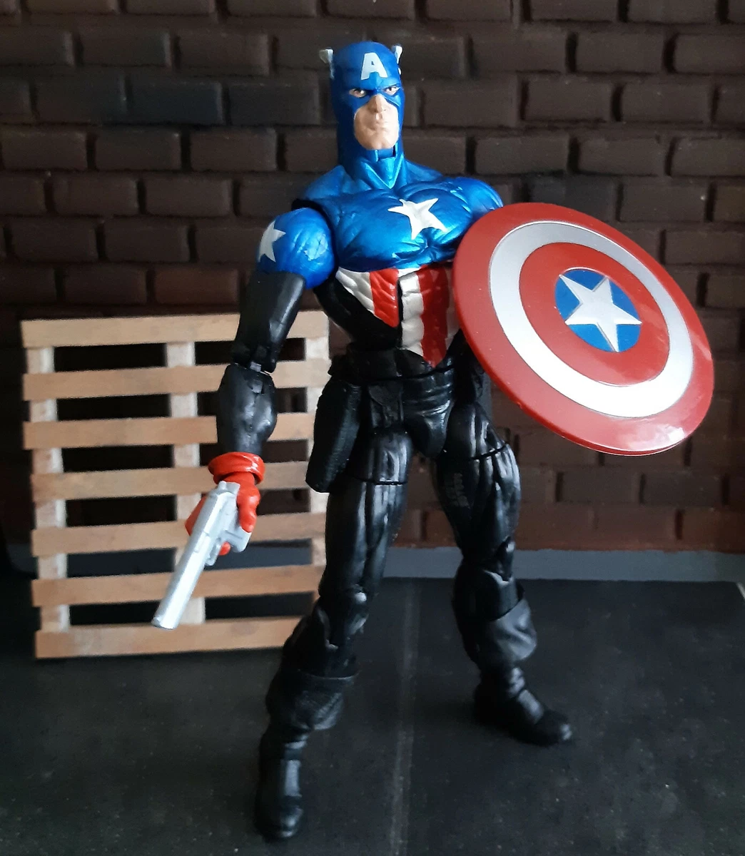 Hasbro Marvel Legends Series, figurine de collection de 15 cm Captain  America (Bucky Barnes), Avengers 60e anniversaire