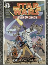 Star Wars River of Chaos Dynamic Forces Signed By Brigman & Richardson