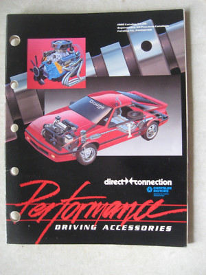 1988 Direct Connection Performance Driving Accessories Catalog with price list