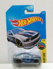 Hot Wheels HW Art Cars '07 Ford Mustang 8/10 Vehicle Gray Blue 1:64 new