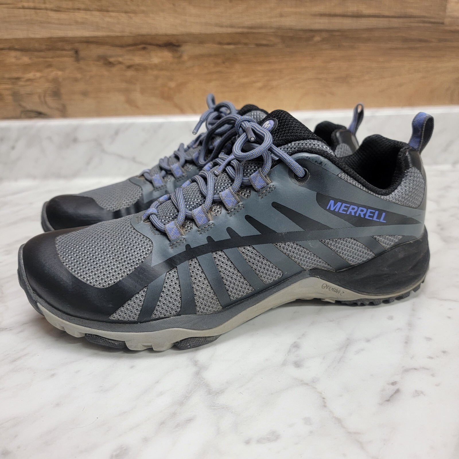 Merrell scarpe da trekking donna 8 M Siren Edge Q2 nero grigio trail running J4136
